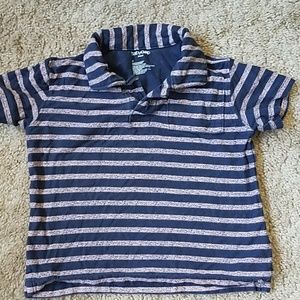 Navy blue and pink Baby Gap polo shirt 2T